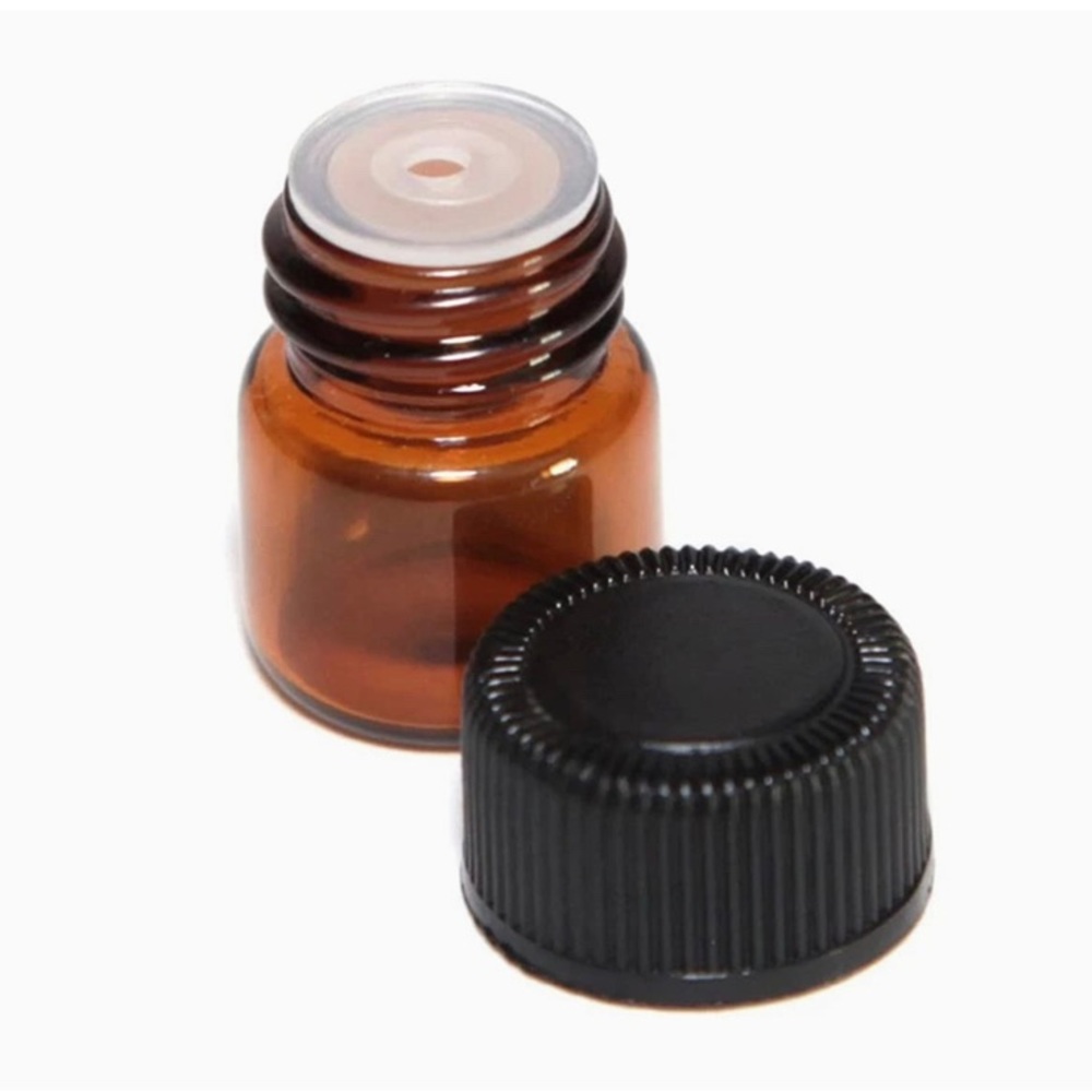 NWT 30 Pack 1 ML Amber Glass Roll Bottles